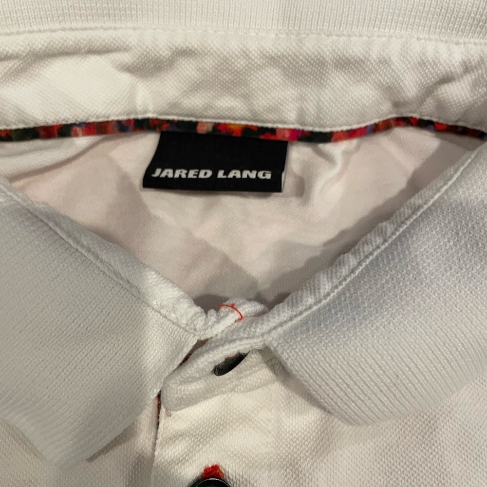 Jared Lang mens XL polo shirt non smoking home excellent condition